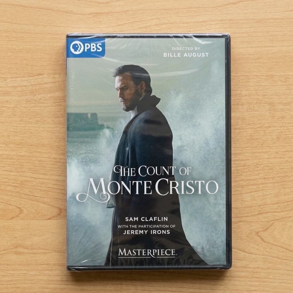 New DVD Masterpiece: The Count of Monte Cristo Sam Claflin PBS (2026)